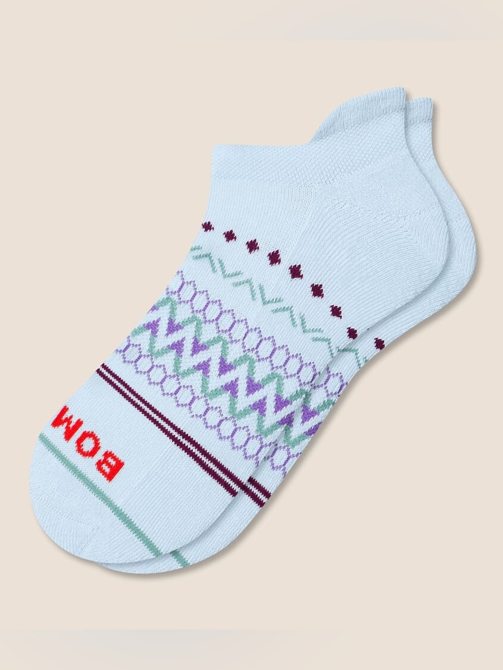 BOMBAS Ankle Socks in Glacier Blue